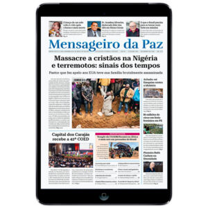 Jornal Mensageiro da Paz – Digital – Assinatura por 1 ano (12 edições)